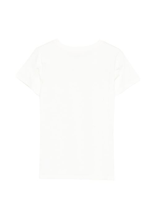 T-shirt bambina Michael Kors bianca con logo Michael Kors Kids | R30603117
